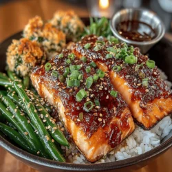 In today's fast-paced world, finding the time to prepare healthy meals can be a challenge. This is where the Quick Teriyaki Salmon and Green Bean Bowl comes into play. This dish not only delivers on flavor but also ensures that you can whip up a nutritious meal in no time. Perfect for busy weeknights, this recipe combines the rich taste of salmon with vibrant green beans, all enveloped in a savory teriyaki sauce. It's a dish that appeals to both the palate and the nutritional needs of individuals and families alike.