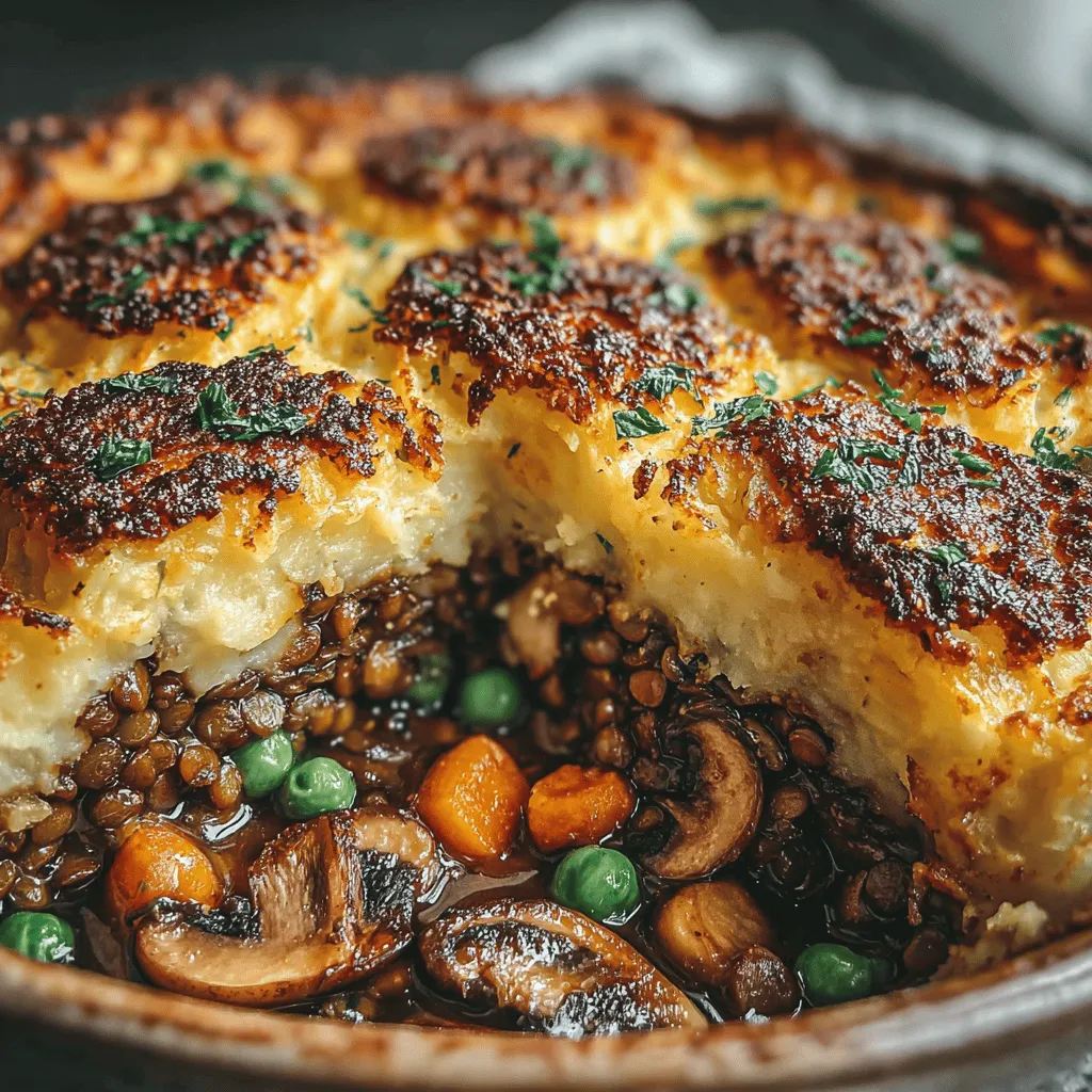 In today’s culinary adventure, we are excited to introduce you to a dish that beautifully marries comfort food with wholesome nutrition: Hearty Savory Lentil and Vegetable Shepherd's Pie. This delightful vegetarian twist on the classic shepherd's pie not only satisfies hunger but also nourishes the soul, making it a perfect choice for family dinners or meal prep.