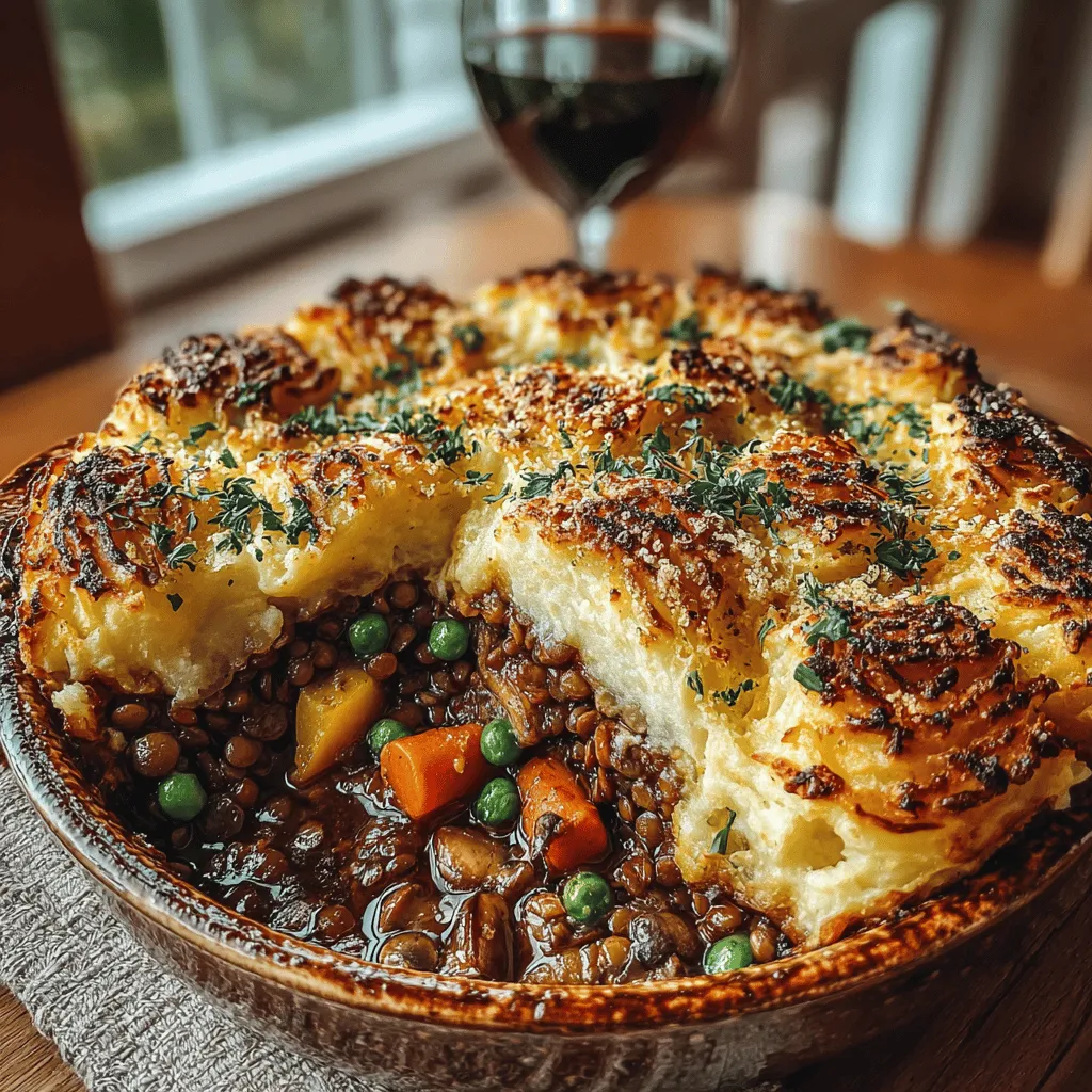 In today’s culinary adventure, we are excited to introduce you to a dish that beautifully marries comfort food with wholesome nutrition: Hearty Savory Lentil and Vegetable Shepherd's Pie. This delightful vegetarian twist on the classic shepherd's pie not only satisfies hunger but also nourishes the soul, making it a perfect choice for family dinners or meal prep.