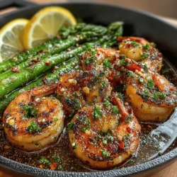 Lemon Garlic Shrimp and Asparagus Delight