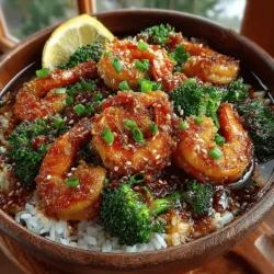 Sweet & Savory Honey Garlic Shrimp and Broccoli Stir-Fry