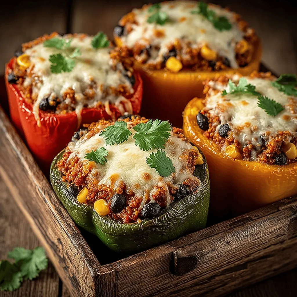 When it comes to finding a meal that is both nutritious and satisfying, Cheesy Turkey and Quinoa Stuffed Peppers stand out as an excellent choice. This dish not only offers a vibrant presentation with its colorful bell peppers, but it also packs a punch in terms of flavor and health benefits. Stuffed peppers are a versatile canvas that can accommodate various dietary preferences, making them an ideal option for family dinners or meal prep. With a delightful combination of lean turkey, protein-rich quinoa, and a medley of vegetables, this recipe is sure to please even the pickiest eaters.