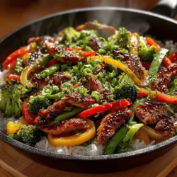 Sizzling Chicken and Rainbow Veggie Stir-Fry