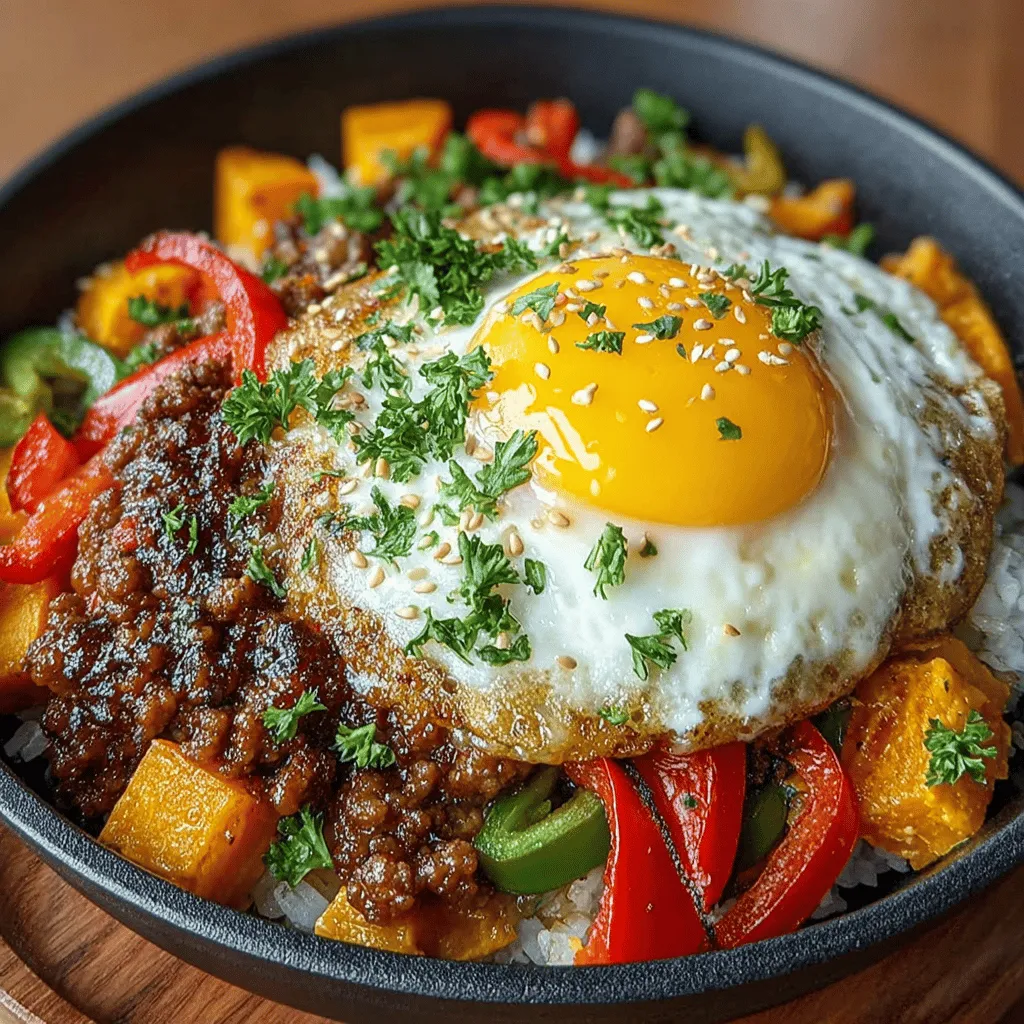 The Hearty Savory Beef and Sweet Potato Hash is a comforting and satisfying dish that beautifully brings together the rich, savory flavors of ground beef and the natural sweetness of sweet potatoes. This dish is not only a feast for the palate but also a celebration of wholesome ingredients, making it a perfect choice for anyone looking to enjoy a nutritious meal without compromising on taste.