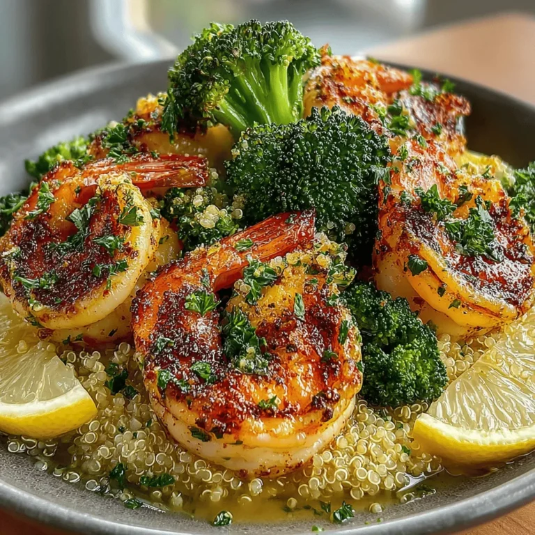Welcome to the vibrant world of Zesty One-Pan Lemon Garlic Shrimp & Broccoli, a dish that combines ease, flavor, and health in a single, hassle-free preparation. This delightful recipe is perfect for those who are seeking a quick meal without compromising on taste or nutrition. With succulent shrimp paired with crisp-tender broccoli and a zesty lemon-garlic sauce, this one-pan meal is not just a feast for the taste buds; it also offers a wealth of health benefits.