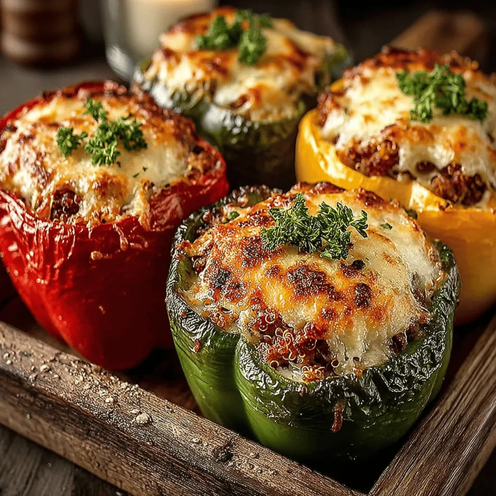 In a world increasingly focused on nutritious and wholesome eating, the Turkey & Quinoa Power Peppers stand out as a vibrant and satisfying dish that perfectly marries flavor and health. This recipe features bell peppers stuffed with a savory mixture of ground turkey and quinoa, creating a hearty meal that is not only delicious but also packed with essential nutrients. The combination of these ingredients not only offers a delightful culinary experience but also promotes a balanced diet, making it an excellent choice for families and health-conscious individuals alike.