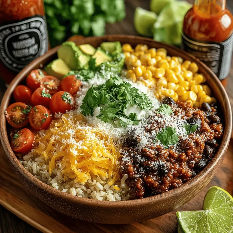 In the realm of wholesome, satisfying meals, few dishes can compete with the vibrant and flavorful Savory Black Bean and Rice Burrito Bowls. This dish is not only visually appealing with its colorful array of ingredients, but it also provides a nutrient-dense option that is perfect for a quick weeknight dinner or a leisurely weekend meal. Combining the earthy goodness of black beans with the hearty texture of rice, these burrito bowls are topped off with fresh vegetables and a zesty lime dressing, creating a balanced and delicious meal that caters to a variety of dietary preferences.
