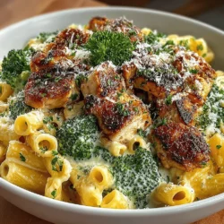Creamy Chicken and Broccoli Pasta Delight is more than just a meal; it's an experience that tantalizes the taste buds and satisfies the soul. This dish beautifully marries the richness of a creamy sauce with the wholesome goodness of tender chicken and bright green broccoli. Ideal for busy weeknights or cozy family gatherings, it strikes the perfect balance between comfort food and a nutritious meal. The harmonious blend of flavors and textures makes this dish a popular choice among families and food enthusiasts alike.
