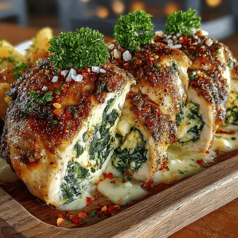 In the realm of culinary delights, few dishes epitomize comfort and satisfaction quite like the Spinach and Feta Stuffed Chicken Delight. This dish not only tantalizes the taste buds but also embodies the essence of healthful eating. With its vibrant flavors and nutritious ingredients, it's no wonder that this recipe has become a favorite among home cooks and health enthusiasts alike.