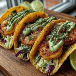 Zesty Shrimp Tacos with Creamy Avocado Bliss