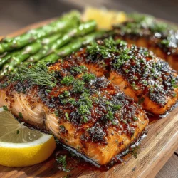 In the world of culinary delights, few combinations are as refreshing and satisfying as grilled salmon paired with vibrant asparagus. This Zesty Lemon Herb Grilled Salmon with Asparagus recipe is not only quick to prepare but also packed with flavors that celebrate the essence of fresh ingredients. The tangy brightness of lemon, aromatic herbs, and the smoky char from the grill create a dish that is perfect for both weeknight dinners and special occasions. Whether you're hosting a summer barbecue or looking for a nutritious weeknight meal, this dish is sure to impress.