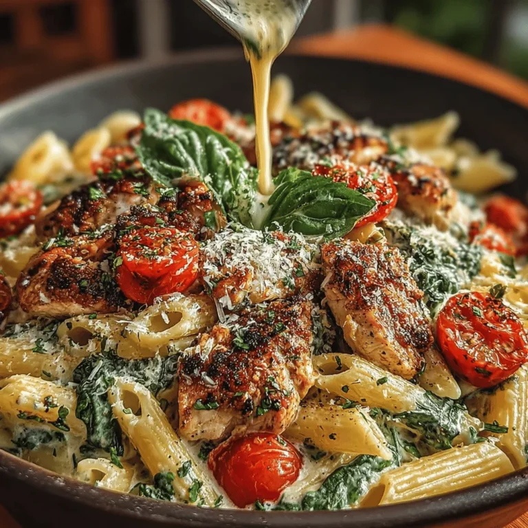 In today’s fast-paced world, the appeal of one-pan meals cannot be overstated. They provide a perfect solution for those evenings when time is short, yet the desire for a hearty, satisfying meal remains. Among the myriad of one-pan recipes, the Creamy Chicken & Spinach Pasta Skillet stands out as a delightful option that combines convenience, flavor, and nutrition. This dish encapsulates everything we love about home cooking: it’s easy to prepare, requires minimal cleanup, and is sure to please even the pickiest eaters at the family dinner table.